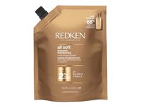 Redken All Soft Shampoo Refill, Argan Oil+ 2% Moisture Complex, 16.9 fl oz/500 mL - thumbnail 1