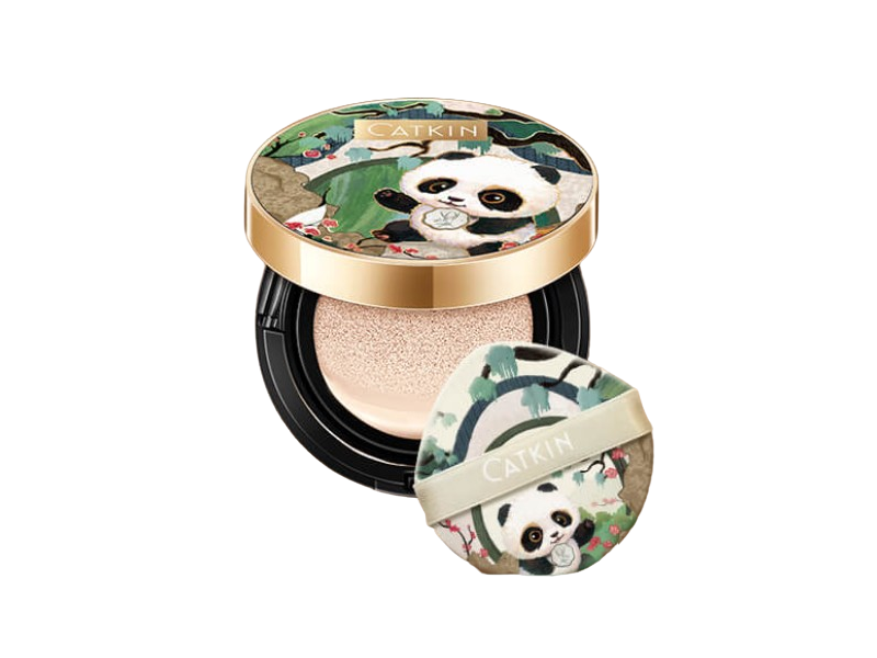 Catkin Panda Land Coverage Cushion BB Cream, C01 Fair, 1.06 oz/30 g, Pack Of 2