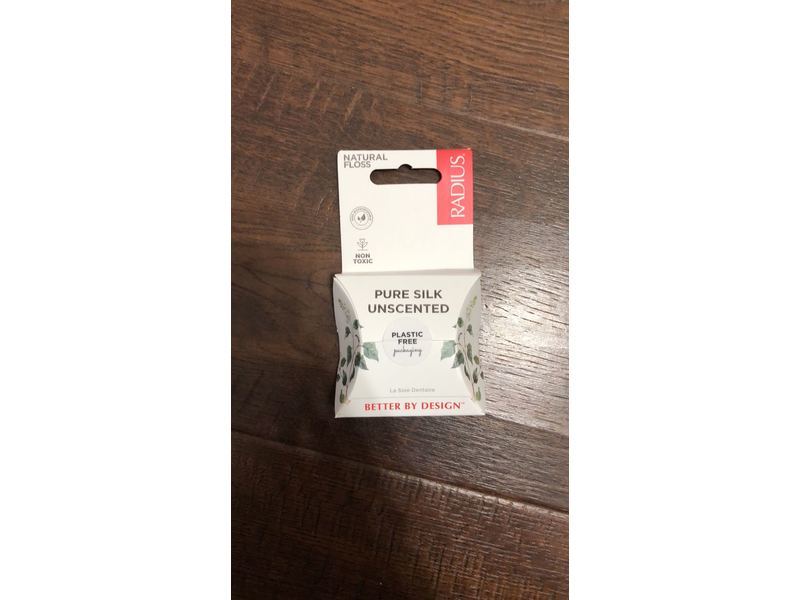 Radius Natural Floss Pure Silk, Unscented, 33 yards