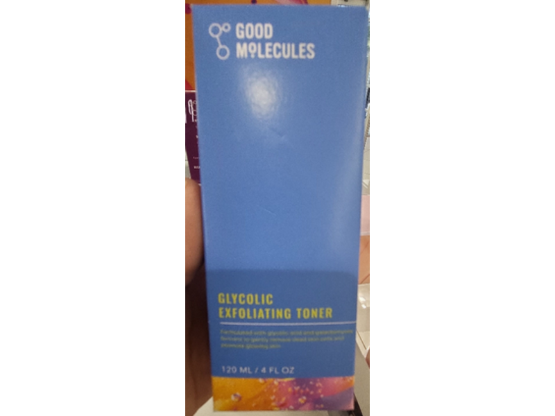 Good Molecules Glycolic Exfoliating Toner, 4 fl oz/120 mL