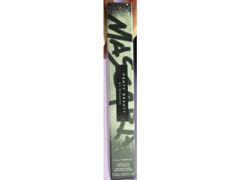 Fenty Beauty Full Frontal Mascara, Cuz I'm Black - True Black, 0.12 fl oz/12.5 mL