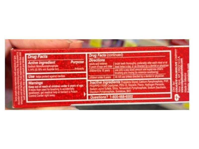 Colgate Optic White Advanced Enamel Strength Toothpaste, Soothing Mint, 2% Hydrogen Peroxide, 3.2 oz/90 g
