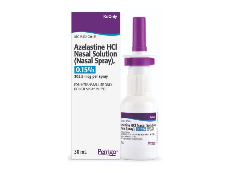 Azelastine HCI Nasal Solution (Nasal Spray) 0.15, 30 mL, Perrigo (RX