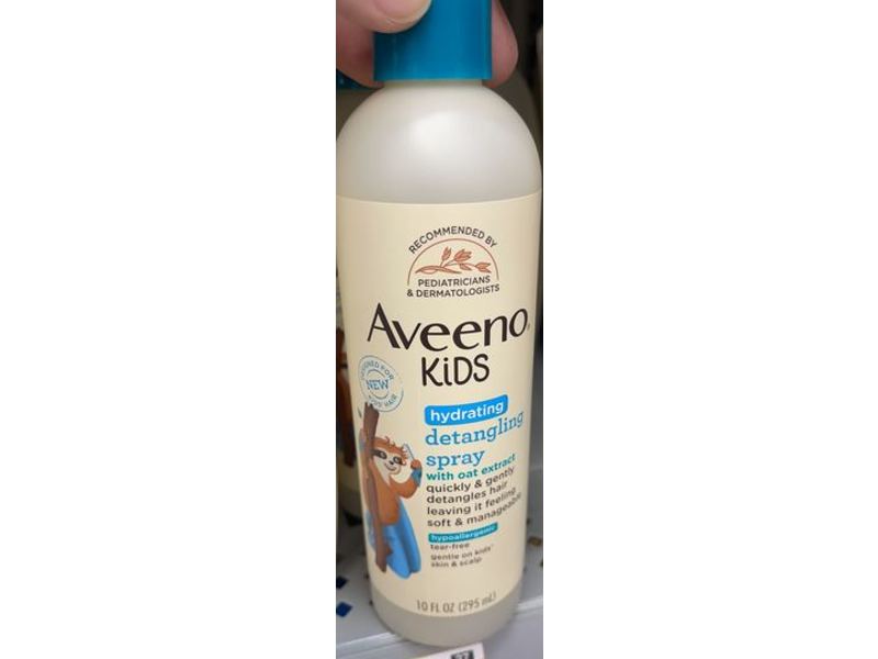 Aveeno Kids Hydrating Detangling Spray, Oat Extract, 10 fl oz/295 mL