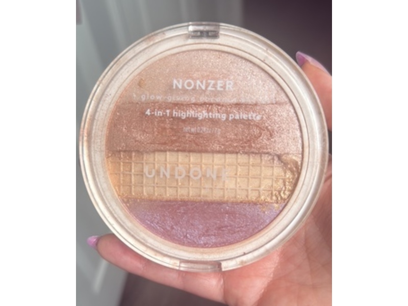 Undone 4 In 1 Highlighting Palette, Nonzer 560, 0.24 oz/4 g