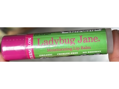 Ladybug Jane Moisturizing Lip Balm, Watermelon, 0.14 oz/4 g
