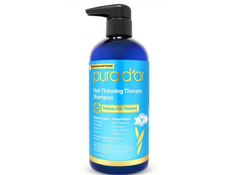 Pura D'or Hair Thinning Therapy Shampoo, 24 fl oz/708 mL