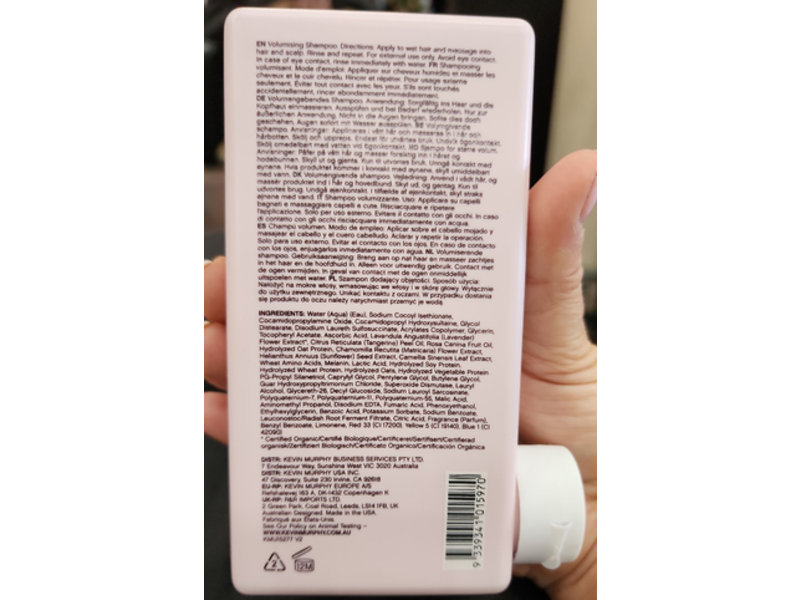 Kevin.Murphy Angel Wash Shampoo, 8.4 fl oz/250 mL