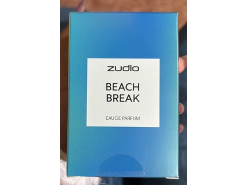 Zudio Eau De Parfum, Beach Break, 50 mL