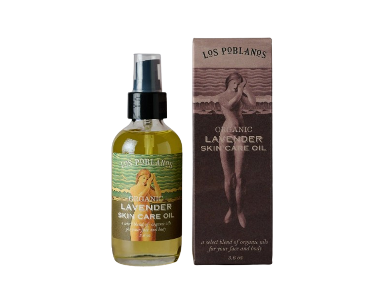 Los Poblanos Organic Skin Care Oil, Lavender, 3.6 oz