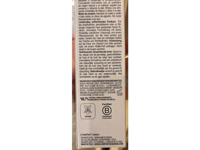 Comfort Zone Remedy Soothing Refreshing Toner, 6.76 fl oz/200 mL