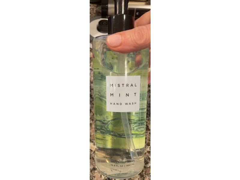 Mistral Mint Hand Wash, 16.9 fl oz/500 mL