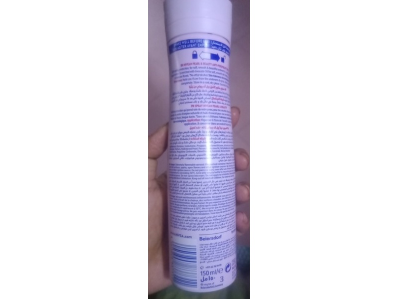 Nivea Pearl & Beauty Anti-Perspirant Spray, 150 ml