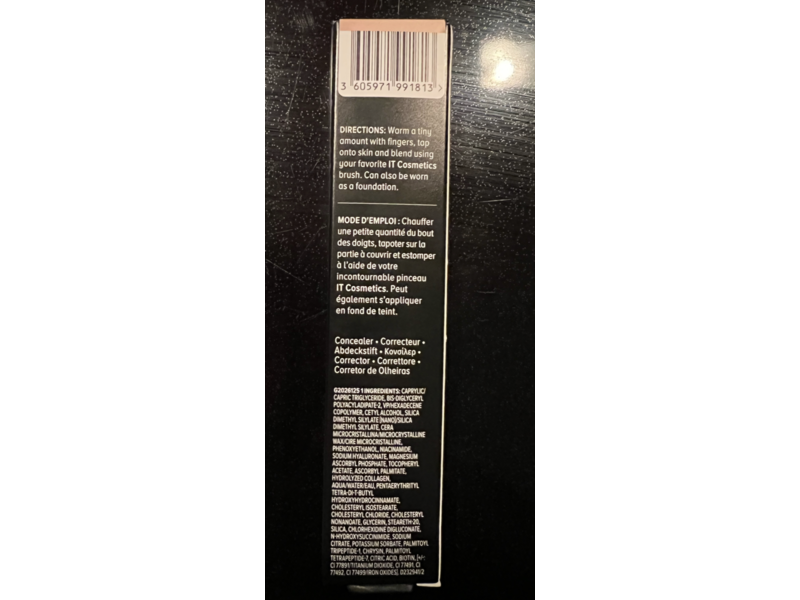 it Cosmetics Bye Bye Under Eye Full Coverage Anti-Aging Waterproof Concealer, 20.0 Medium (N), 0.40 fl oz/12 mL