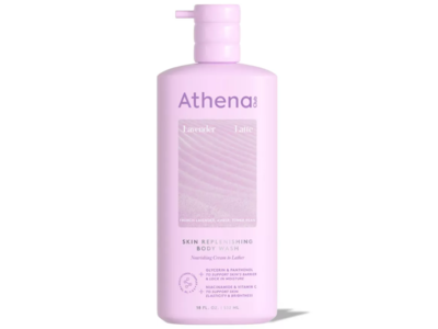 Athena Club Skin Replenishing Body Wash, Lavender Latte, 18 fl oz/532 mL