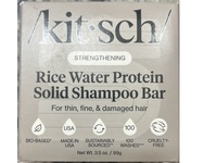 Kitsch Strengthening Rice Water Protein Solid Shampoo Bar, White Tea & Mandarin, 3.5 oz/99 g - thumbnail 2