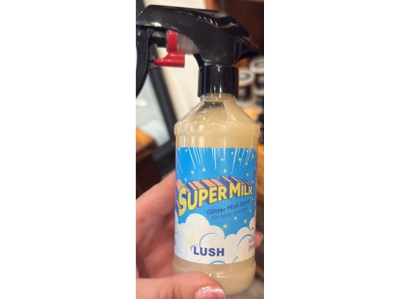 Lush Super Milk Glitter Mist Spray, 8.4 fl oz/250 mL