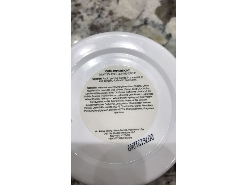 OUIDAD Curl Immersion Silky Souffle Setting Creme, 8 Fl Oz