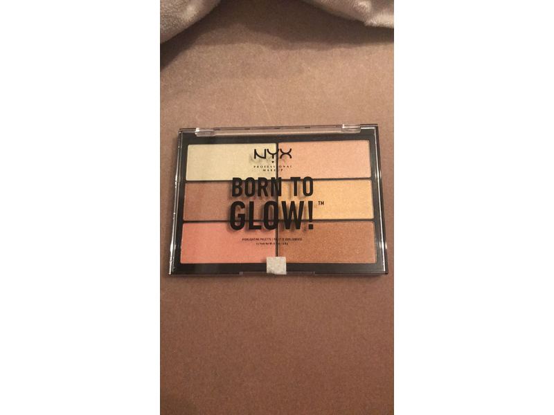 NYX Professional Makeup Born To Glow Highlighting Palette, 0.19 Ounce