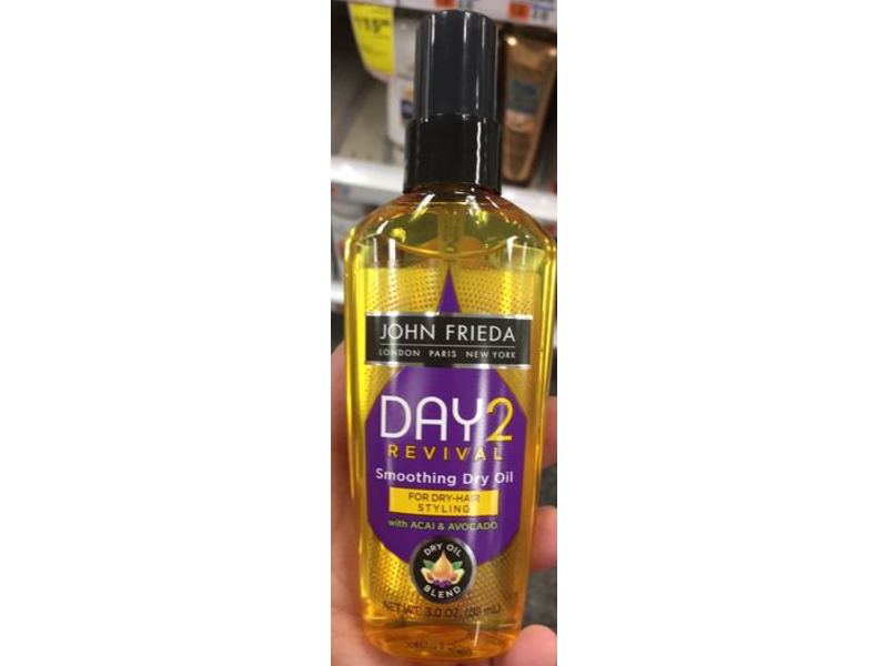 John Frieda Day 2 Revival Smoothing Dry Oil, 3 fl oz/88 mL