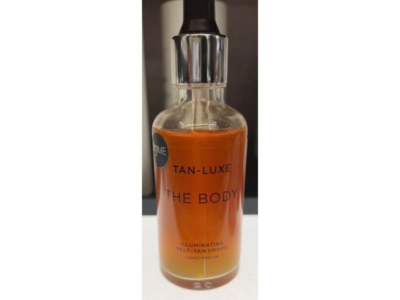 TAN-LUXE The Body Illuminating Self-Tan Drops, Light/Medium, 1.69 fl oz/50 ml