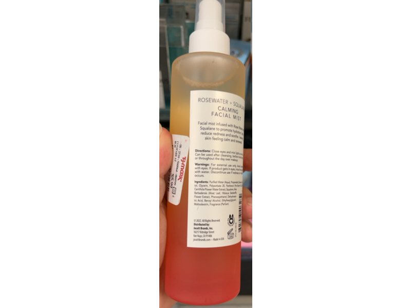 Pearlessence Calming Facial Mist, Rose Water + Squalene, 6 fl oz/177 mL