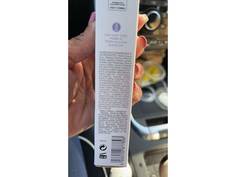 Ion Dark Sparkling Raspberry Permanent Creme Hair Colour, 2.05 oz/58.2 g