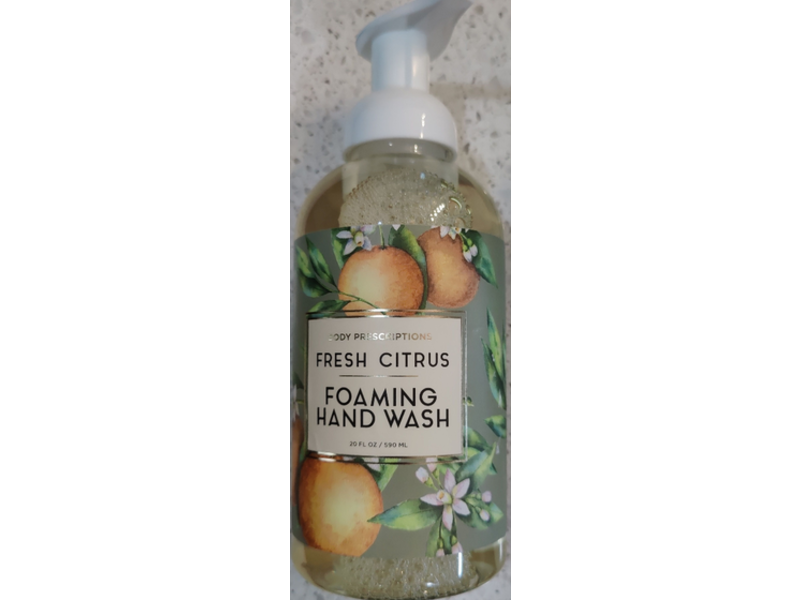 Body Presciptions Fresh Citrus Foaming Hand Wash, 20 fl oz/590 mL