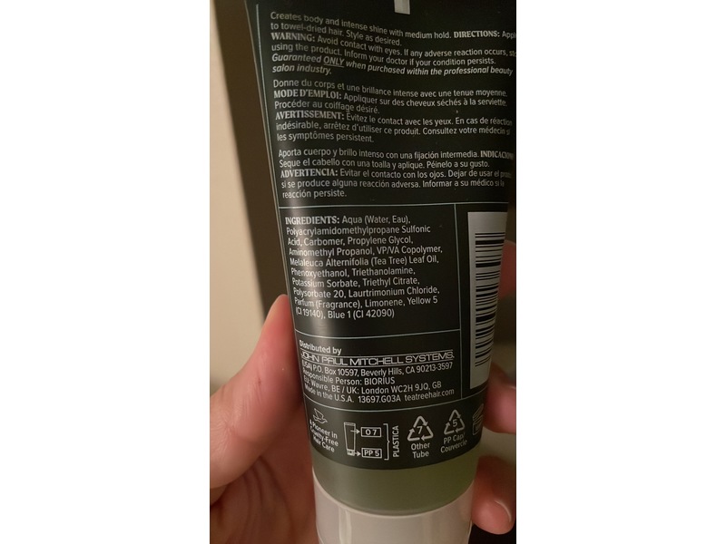 Paul Mitchell Tea Tree Styling Hair Gel, 2.5 fl oz/ 75 mL