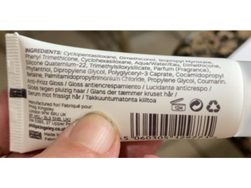 Philip Kingsley Pure Colour Frizz Fighting Gloss, 0.67 fl oz/20 mL