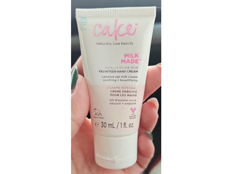 Cake Milk Made Velveteen Hand Cream, 1 fl oz/30 mL