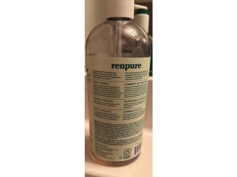 Renpure Refresh & Rebalance Shampoo, Tea Tree & Rosemary, 24 fl oz/710 mL
