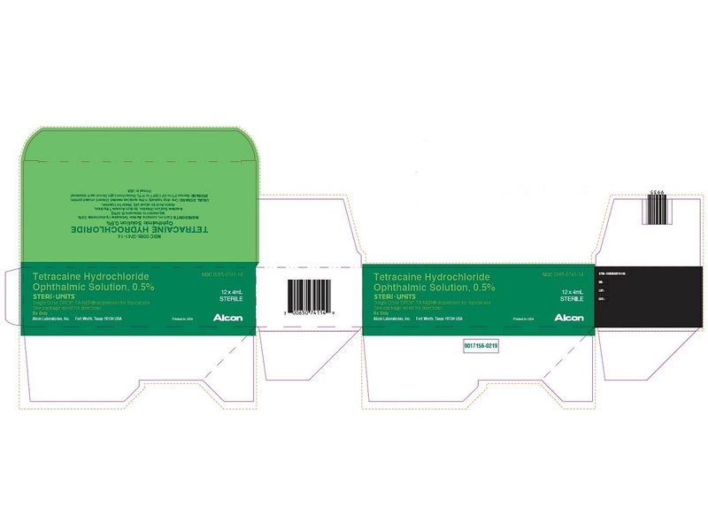 Tetracaine Hydrochloride Ophthalmic Solution 0.5%, 4 mL, Alcon Laboratories, Inc (RX)