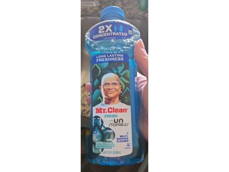 Mr. Clean Fresh Unstopables Multi-Surface Cleaner, 23 fl oz/680 mL