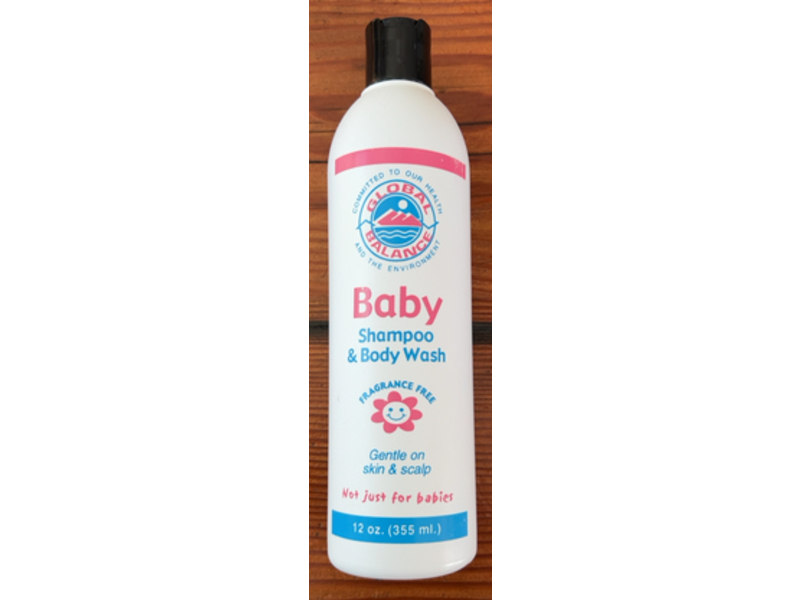 Global Balance Baby Shampoo & Body Wash, 12 oz/355 mL