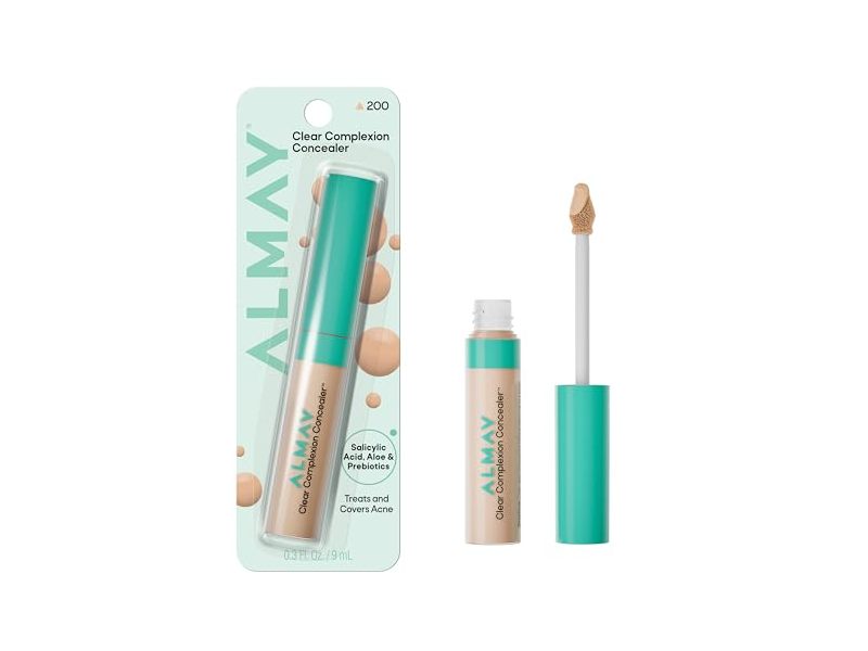 Almay Clear Complexion Concealer, 200 Light/Medium, 0.3 oz/9 mL