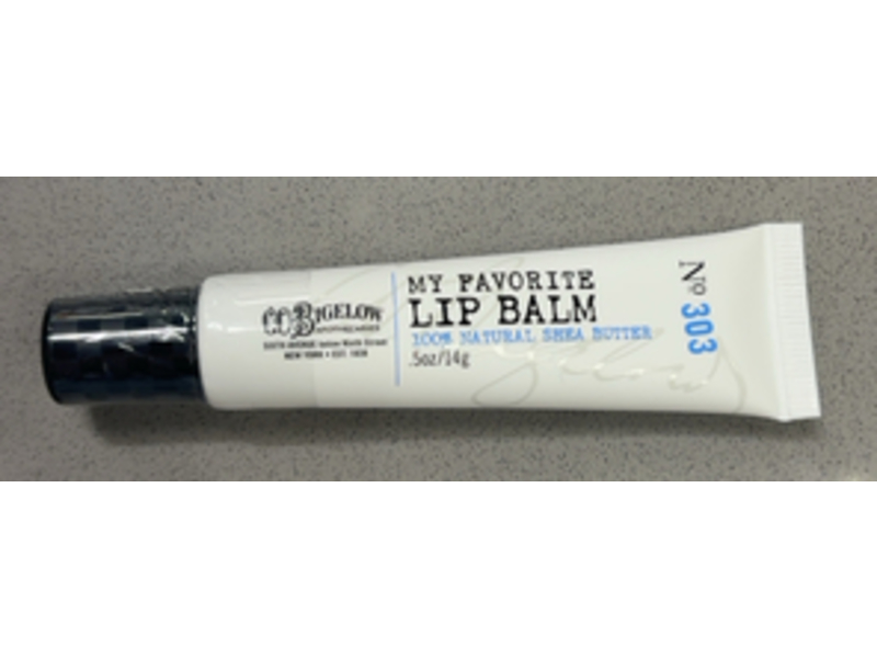 C.O Bigelow My Favorite Lip Balm No. 303, Shea Butter, 0.5 oz/14 g