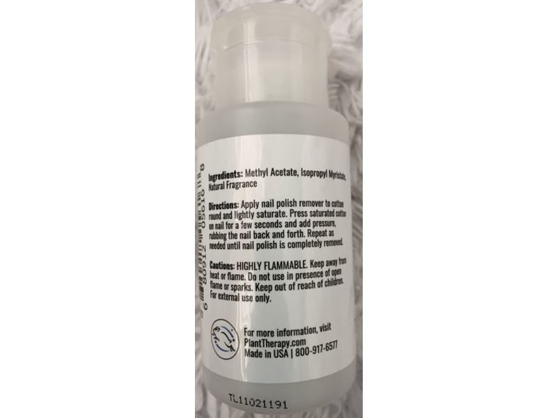 Plant Therapy Tropical Flower Nail Polish Remover, 6 fl oz/177 mL