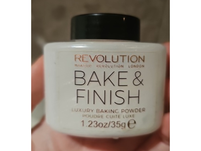Revolution Makeup Bake & Finish Luxury Baking Powder, White, 1.23 oz/35 g