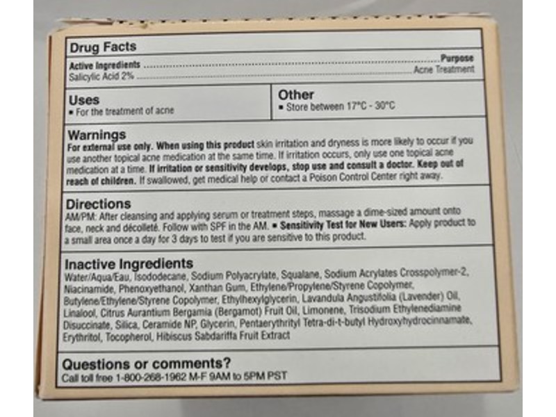 Peace Out Acne Gel Moisturizer, Salicylic Acid + Niacinamide & Ceramide Complex, 1.69 fl oz/50 mL