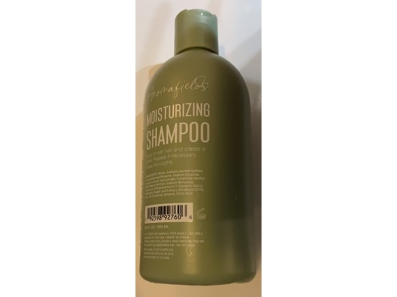Aromafields Moisturizing Shampoo, Sea Salt & Sage, 16.9 fl oz/500 mL