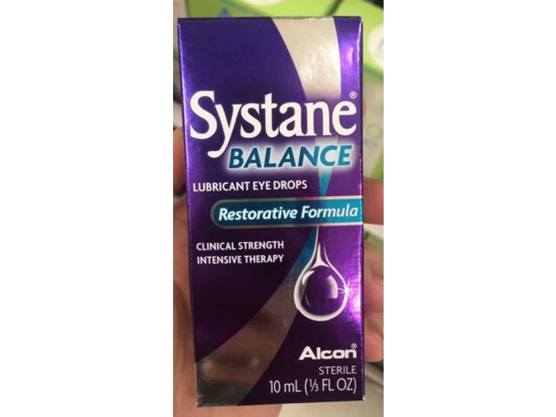 Systane Balance Restorative Formula Lubricant Eye Drops, 0.3 fl oz/10 mL