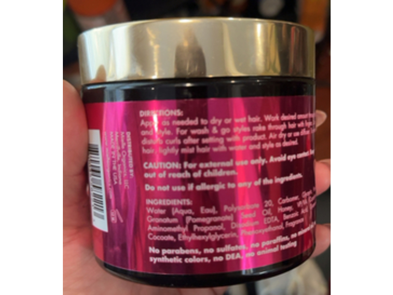 Mielle Maximum Hold Gel Styler, Pomegranate & Honey Blend, 16 oz/454 g