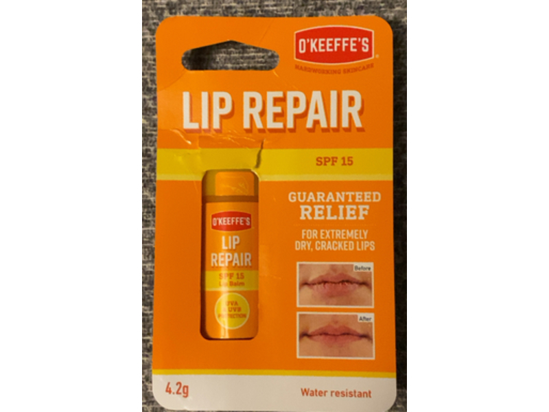 O'Keeffe's Lip Repair & Protect Lip Balm, SPF 15, 4.2 g