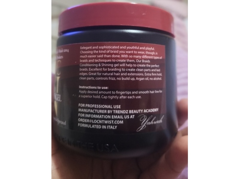 LOC N Braiding Gel, 16 oz/448 mL