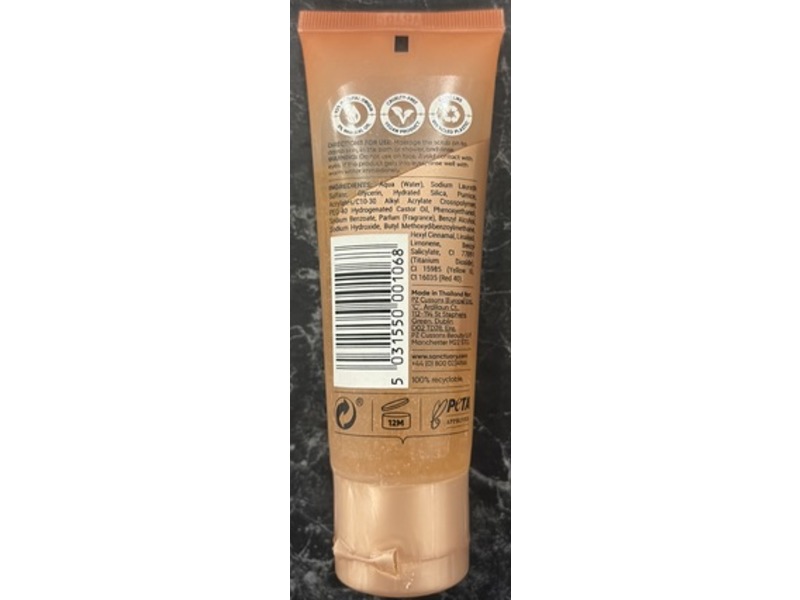 Sanctuary Spa Body Scrub, Signature Scent, 1.69 fl oz/50 mL