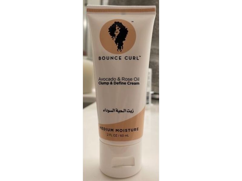 Bounce Curl Clump & Define Cream, Avocado & Rose Oil, 2 fl oz/60 ml