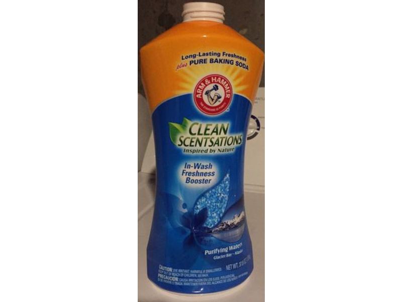 Arm & Hammer Clean Scentsations In-Wash Freshness Booster, Purifying Waters, 37.8 oz/1.07 kg