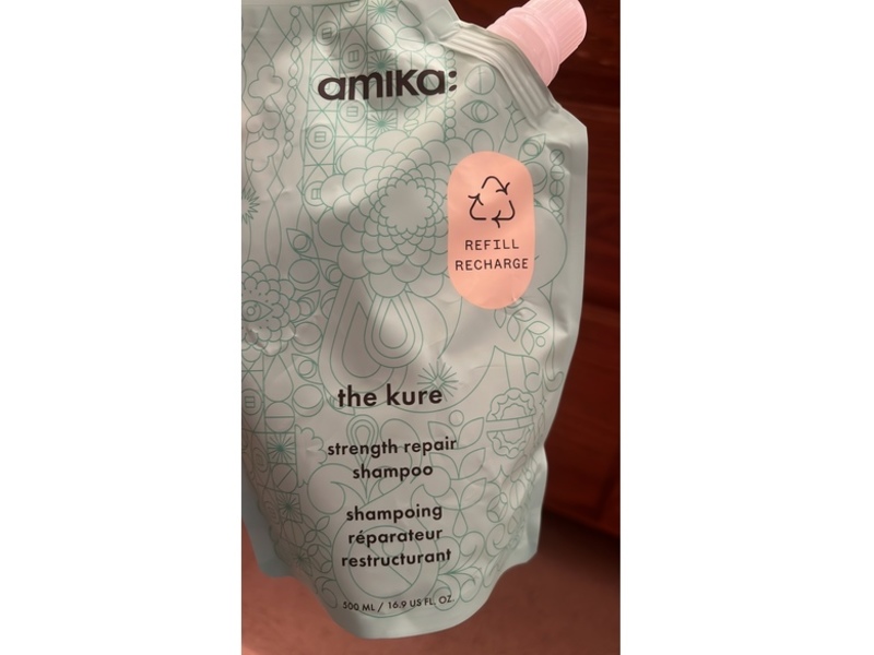 Amika The Kure Strength Repair Shampoo, 16.9 fl oz/500 mL