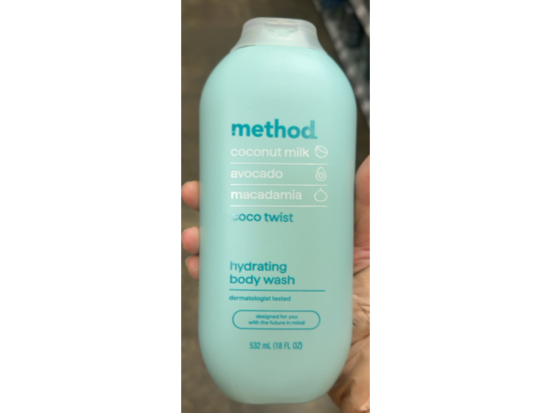 Method Hydrating Body Wash, Coco Twist, 18 fl oz/532 mL